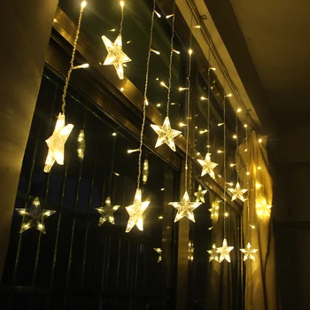 2M Star Fairy Lights Christmas Star String Lights Garland Led Curtain Wedding/Home/Party/Garden/Birthday Decoration Lighting
2M Star Fairy Lights Christmas Star String Lights Garland Led Curtain Wedding/Home/Party/Garden/Birthday Decoration Lighting