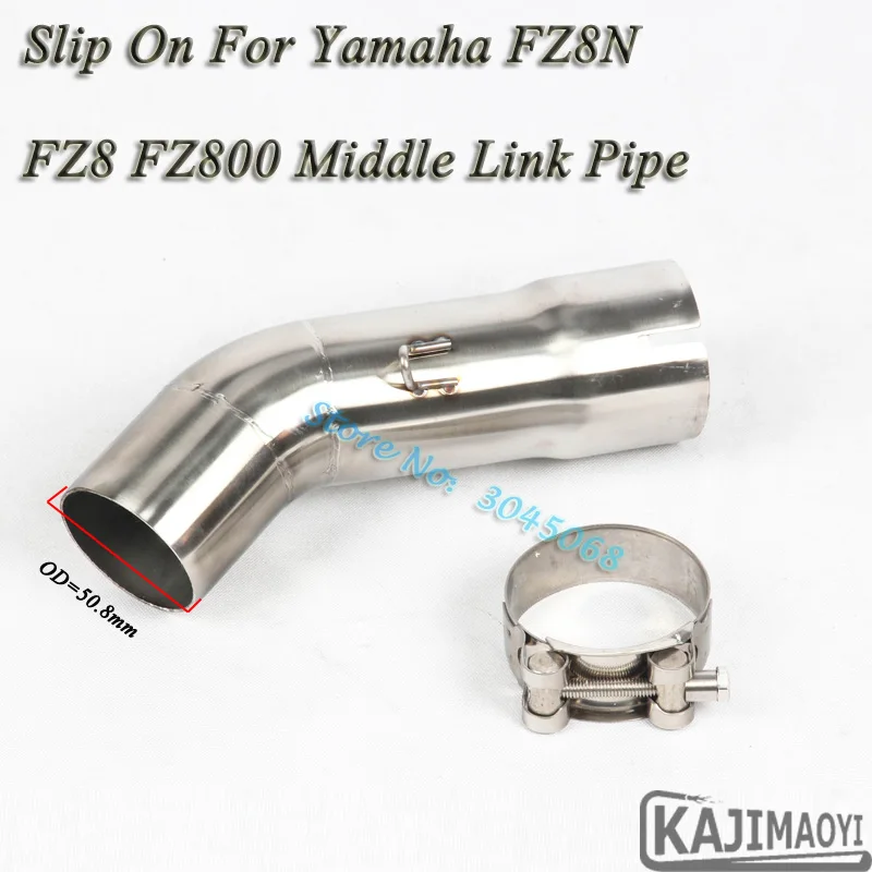 FZ8N High Quality Motorcycle Link Pipe Motorbike Stainless Steel Exhaust Middle Pipe For Yamaha FZ8N FZ8 FZ800 Without Exhaust
FZ8N High Quality Motorcycle Link Pipe Motorbike Stainless Steel Exhaust Middle Pipe For Yamaha FZ8N FZ8 FZ800 Without Exhaust