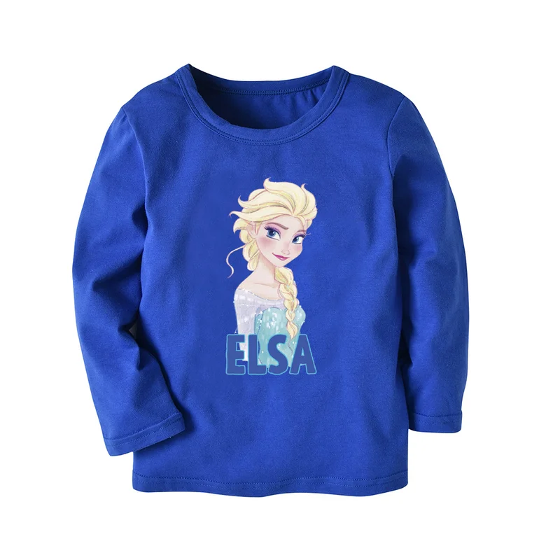 Spring 2018 Baby Girl T Shirt Snow Queen Elsa T-shirt Kids Top Tees Brand Blouse for Girls Children Clothes Jackets Long Sleeve
Spring 2018 Baby Girl T Shirt Snow Queen Elsa T-shirt Kids Top Tees Brand Blouse for Girls Children Clothes Jackets Long Sleeve