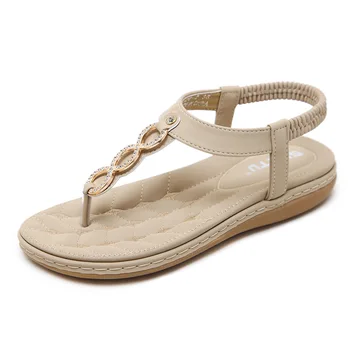 Female Solid Color Sandal Summer New Simple Gold Button Decoration Flat Heel Casual Shoes Girls Large Size Breathable Sandals
Female Solid Color Sandal Summer New Simple Gold Button Decoration Flat Heel Casual Shoes Girls Large Size Breathable Sandals