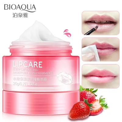 BIOAQUA Strawberry Lips Sleeping Mask Exfoliator Lips Plumper Vitamin Moisturizer Nourish Lip Care Mask Korean Skin Care
BIOAQUA Strawberry Lips Sleeping Mask Exfoliator Lips Plumper Vitamin Moisturizer Nourish Lip Care Mask Korean Skin Care