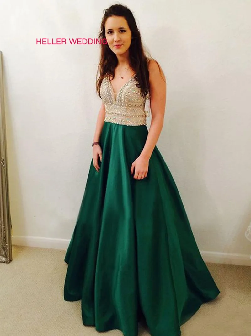 Sparkly Green Prom Dress Straps Sweetheart Floor Length Crystal Beaded A Line Satin Long Prom Dress Women Evening Dress
Sparkly Green Prom Dress Straps Sweetheart Floor Length Crystal Beaded A Line Satin Long Prom Dress Women Evening Dress