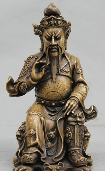 JP S0524 9 Chinese Purple Bronze seat Guan Gong Yu Warrior God warrior knight Statue Discount 35%
JP S0524 9 Chinese Purple Bronze seat Guan Gong Yu Warrior God warrior knight Statue Discount 35%
