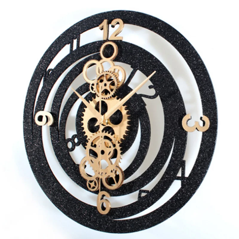 Creative Gear Wall Clock Modern Design for Living Room European Vintage Gear Clocks Acrylic Wall Watch Home Decor Silent 12 inch
Creative Gear Wall Clock Modern Design for Living Room European Vintage Gear Clocks Acrylic Wall Watch Home Decor Silent 12 inch