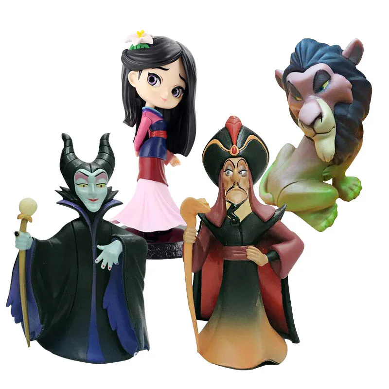 Q Version Mulan Princess Aladdin Jafar Snow White Witch Lion Q Posket PVC Action Figures Toys Dolls Collection Toys For Kids
Q Version Mulan Princess Aladdin Jafar Snow White Witch Lion Q Posket PVC Action Figures Toys Dolls Collection Toys For Kids