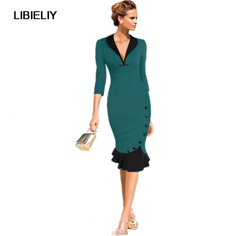 Jurken Sexy Deep V Neck Brand clothing,women Half Sleeve knee-length Pencil Office dress,robe Femme Summer Party dresses,TT1255
Jurken Sexy Deep V Neck Brand clothing,women Half Sleeve knee-length Pencil Office dress,robe Femme Summer Party dresses,TT1255