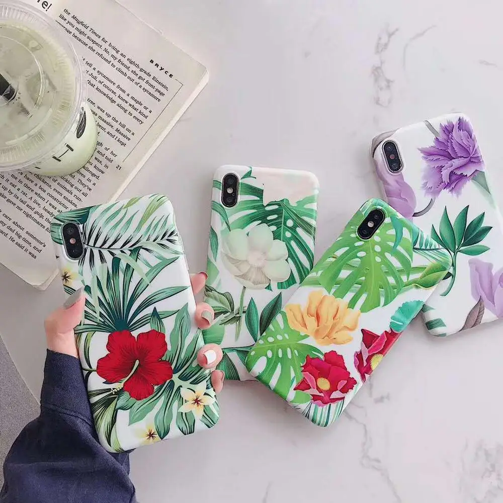 Luxury Flower Phone Case For iPhone X XS Max XR Vintage Floral Soft TPU Silicone Cover For iPhone 6 6s 7 8 Plus Case Coque Funda
Luxury Flower Phone Case For iPhone X XS Max XR Vintage Floral Soft TPU Silicone Cover For iPhone 6 6s 7 8 Plus Case Coque Funda