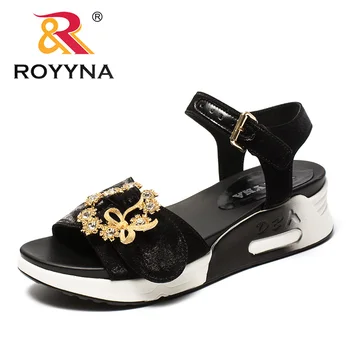 ROYYNA New Arrival Fashion Style Women Sandals Platform Female Summer Shoes Crystal Comfortable Lady Summer Sandals
ROYYNA New Arrival Fashion Style Women Sandals Platform Female Summer Shoes Crystal Comfortable Lady Summer Sandals