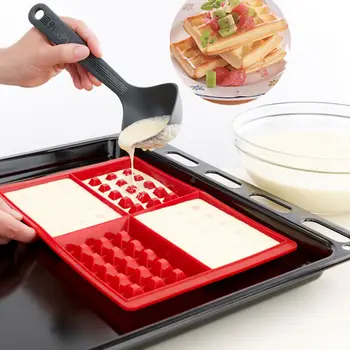 Nonstick Silicone Waffle Mold Kitchen Bakeware Cake Mould Bakeware for Oven High-temperature Baking Set Kitchen Bakeware Gadgets
Nonstick Silicone Waffle Mold Kitchen Bakeware Cake Mould Bakeware for Oven High-temperature Baking Set Kitchen Bakeware Gadgets