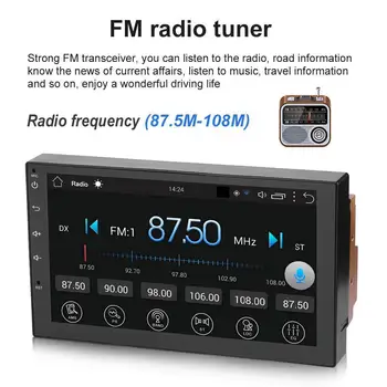 Car Auto Audio Player 7 inch Android 7.1 Car Radio Stereo MP5 Quad Core 3G WIFI Double 2DIN Player GPS FM Transmitter
Car Auto Audio Player 7 inch Android 7.1 Car Radio Stereo MP5 Quad Core 3G WIFI Double 2DIN Player GPS FM Transmitter