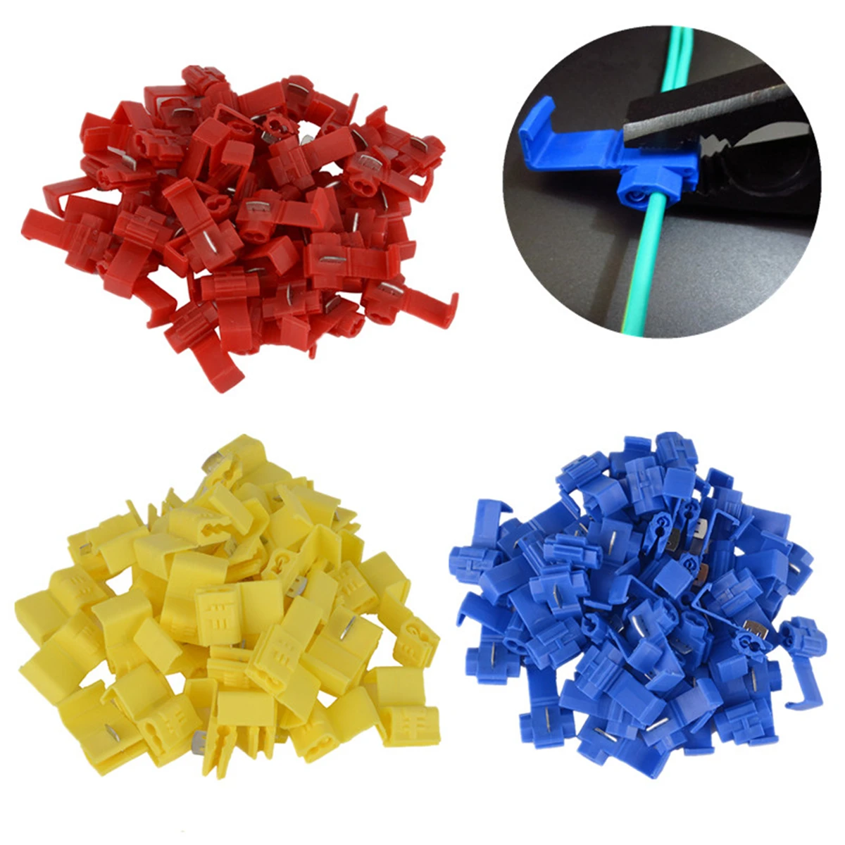1/5/10/25/30/50Pcs Electrical Cable Connectors Fast Quick Splice Lock Wire Terminals Crimp 22-18 18-14 12-10AWG Wire Connector
1/5/10/25/30/50Pcs Electrical Cable Connectors Fast Quick Splice Lock Wire Terminals Crimp 22-18 18-14 12-10AWG Wire Connector