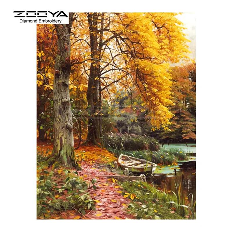 ZOOYA Diamond Embroidery Landscape DIY Diamond Painting Forest Tree Boat Diamond Painting Cross Stitch Rhinestone Mosaic BJ1792
ZOOYA Diamond Embroidery Landscape DIY Diamond Painting Forest Tree Boat Diamond Painting Cross Stitch Rhinestone Mosaic BJ1792
