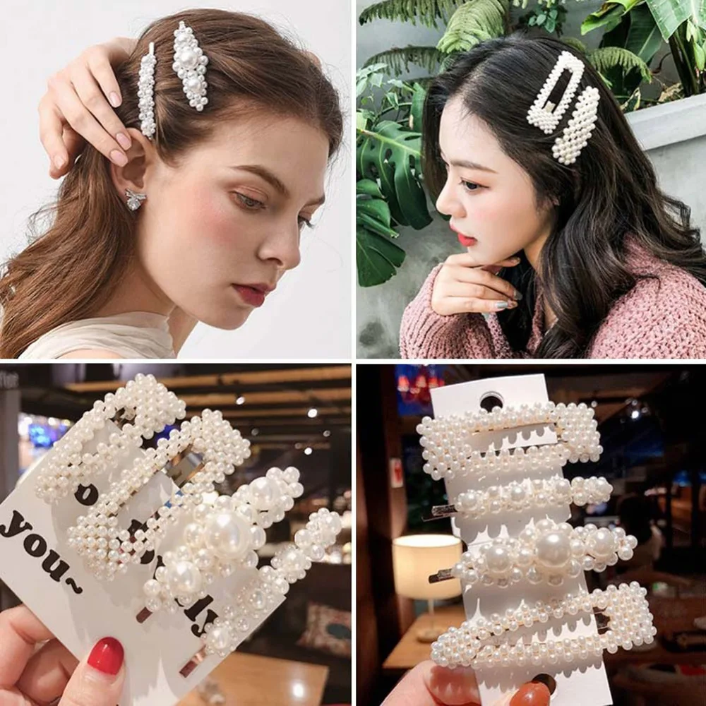 MISM One Set Hairpins Girls Hair Clips Alloy Hair Accessories Women Headdress White Elegant Pearl Bow-knot Barrette Dropshipping
MISM One Set Hairpins Girls Hair Clips Alloy Hair Accessories Women Headdress White Elegant Pearl Bow-knot Barrette Dropshipping