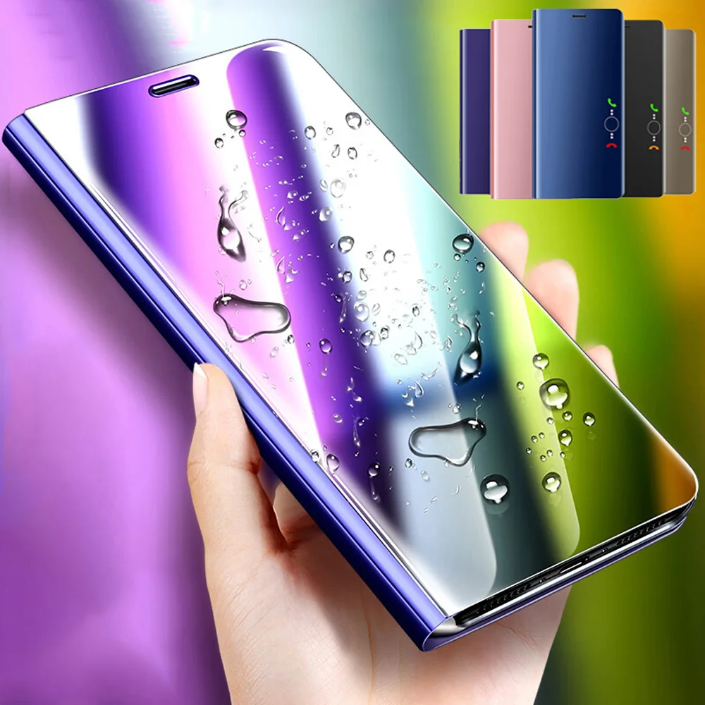 Smart Mirror Cases For Samsung S 10 plus S10e J7 J6 2017 Flip Case Clear View covers on S9 S8 S6 S7 Edge Note8 A8 A6 A9 A7 2018
Smart Mirror Cases For Samsung S 10 plus S10e J7 J6 2017 Flip Case Clear View covers on S9 S8 S6 S7 Edge Note8 A8 A6 A9 A7 2018
