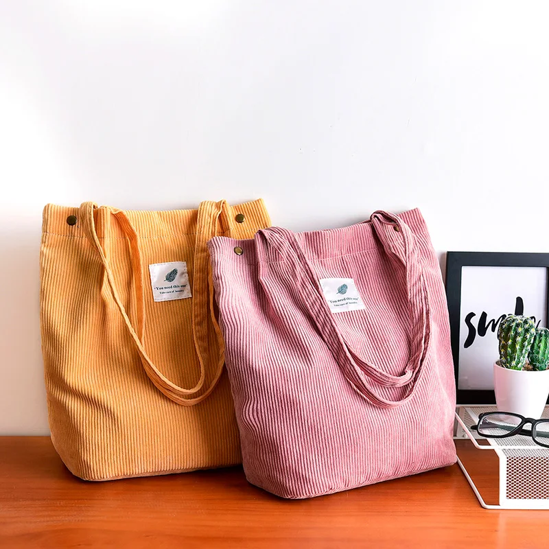 Fashion Women Shoulder Bag Canvas Korean Version Handbag Designer Brand Female Totes Casual Large Capacity Corduroy Shoulder Bag
Fashion Women Shoulder Bag Canvas Korean Version Handbag Designer Brand Female Totes Casual Large Capacity Corduroy Shoulder Bag