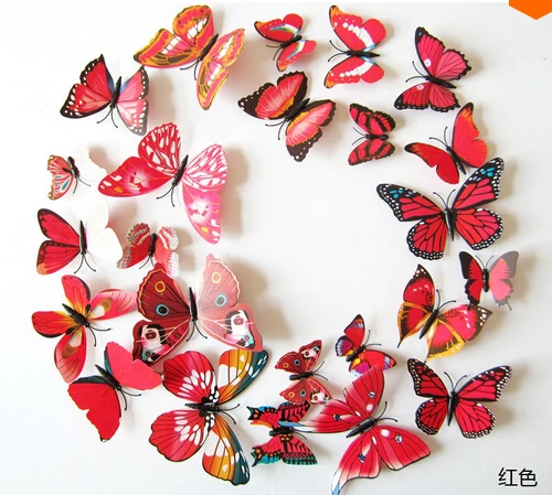 3D Butterfly Wall Decals 12Pcs 2Big+2Middle+8Small PVC 3D Butterfly Wall Stickers For Girl Boy Kids Living Rooms Home Decoration
3D Butterfly Wall Decals 12Pcs 2Big+2Middle+8Small PVC 3D Butterfly Wall Stickers For Girl Boy Kids Living Rooms Home Decoration