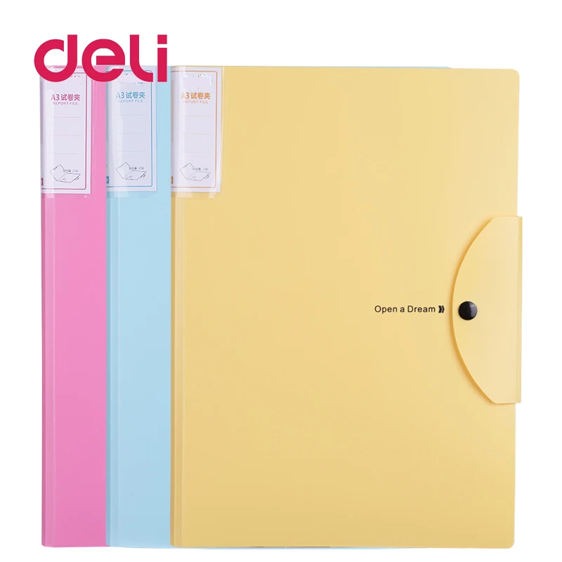 Deli 1pcs small fresh A3 folder storage clip color test papers wallet display book multilayer file drawings folder blueprint
Deli 1pcs small fresh A3 folder storage clip color test papers wallet display book multilayer file drawings folder blueprint