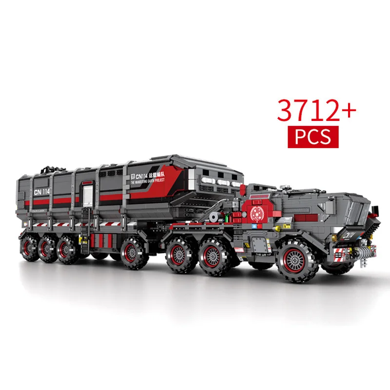 Wandering Earth city Engineering transport vehicle CN171 Heavy Van carrier truck bricks building block figures toys collection
Wandering Earth city Engineering transport vehicle CN171 Heavy Van carrier truck bricks building block figures toys collection