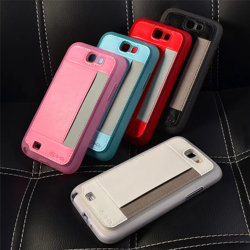Fashion Soft Silicone Skin Cover For Samsung Galaxy Note 2 N7100 Card Slot Phones Case For Samsung Galaxy Free Shipping
Fashion Soft Silicone Skin Cover For Samsung Galaxy Note 2 N7100 Card Slot Phones Case For Samsung Galaxy Free Shipping