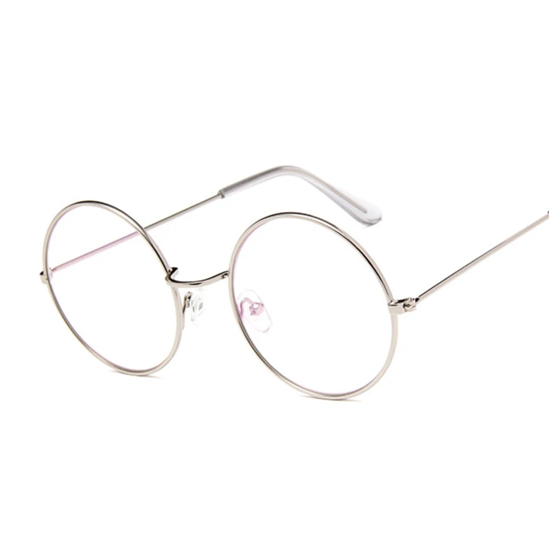 Круглые винтажные очки в металлической оправе для женщин|Женские солнцезащитные