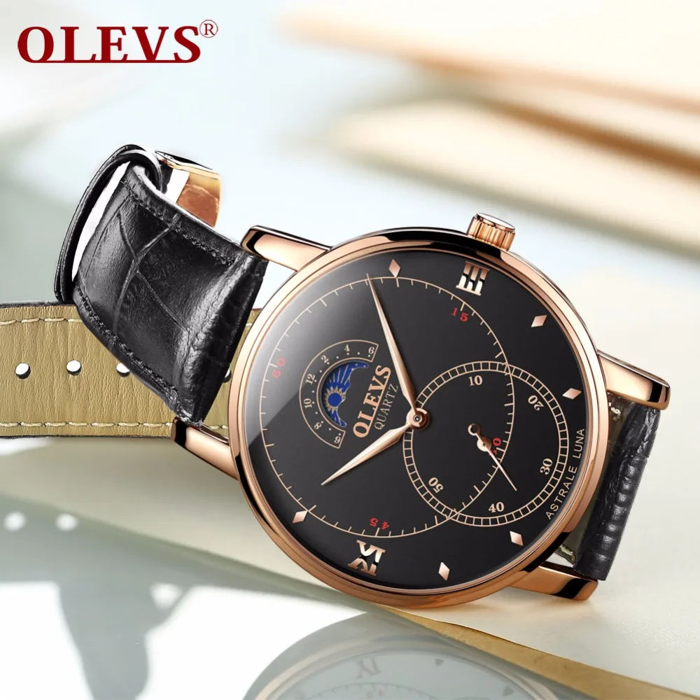 OLEVS Watch Men High Quality Leather Strap Quartz Wristwatch Relogio masculino Mens watches top brand luxury women watches Clock
OLEVS Watch Men High Quality Leather Strap Quartz Wristwatch Relogio masculino Mens watches top brand luxury women watches Clock