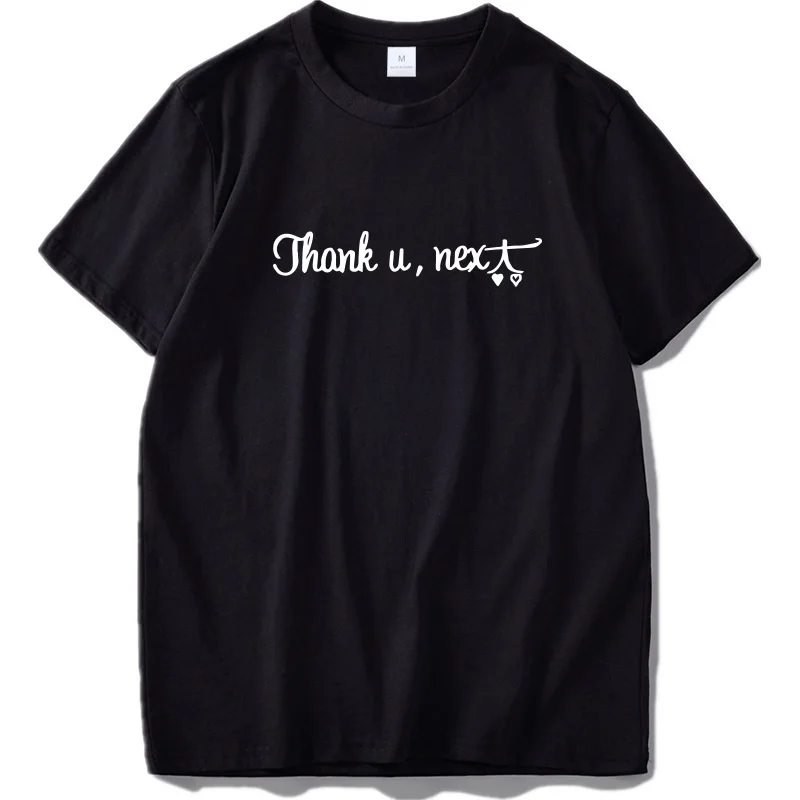 Thank U Next T Shirt Ariana Grande Newest Song T-shirt Cool Pop Singer Fashion Tops Cotton Fans Street Style Tee Unisex EU Size
Thank U Next T Shirt Ariana Grande Newest Song T-shirt Cool Pop Singer Fashion Tops Cotton Fans Street Style Tee Unisex EU Size