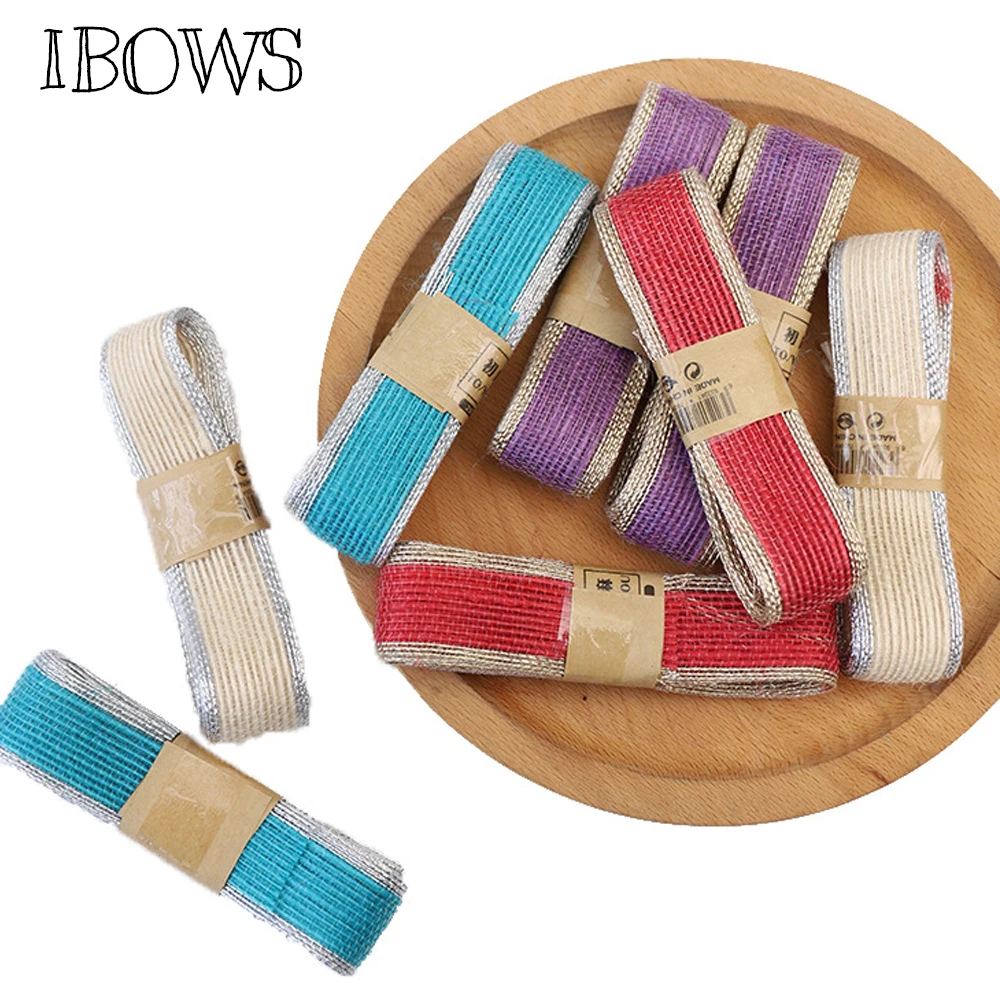 IBOWS 2.5cm Colored Gold Silk Fish Silk Linen Ribbon for Gift Box Bouquet Packaging Decorative Belt Creative DIY Weaving Ribbon
IBOWS 2.5cm Colored Gold Silk Fish Silk Linen Ribbon for Gift Box Bouquet Packaging Decorative Belt Creative DIY Weaving Ribbon