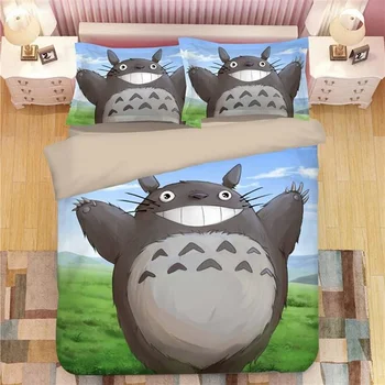 Cute Totoro Cartoon Printed Bedding Twin Full Queen King Single Double Size Duvet Cover Set Teen Kids Bedroom Home Decor
Cute Totoro Cartoon Printed Bedding Twin Full Queen King Single Double Size Duvet Cover Set Teen Kids Bedroom Home Decor