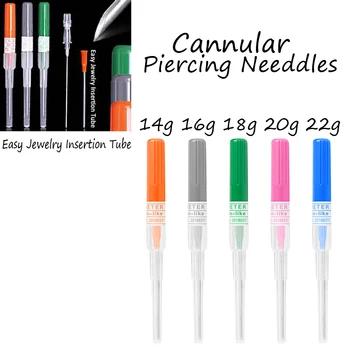1PC Steel I.V. Catheter Cannula Piercing Needles 14G 16G 18G 20G Body Jewlery Piercing Tool Gauge For Body Ring
1PC Steel I.V. Catheter Cannula Piercing Needles 14G 16G 18G 20G Body Jewlery Piercing Tool Gauge For Body Ring