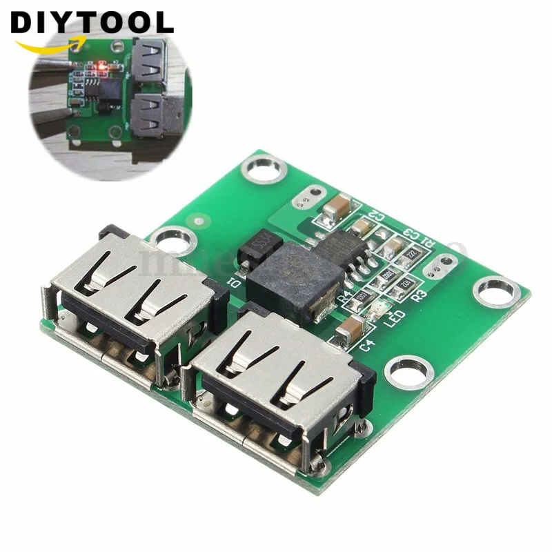 9V 12V 24V to 5V DC-DC Step Down Charger Power Module Double Dual USB Output Buck Voltage 3A Car Charge Charging Regulator
9V 12V 24V to 5V DC-DC Step Down Charger Power Module Double Dual USB Output Buck Voltage 3A Car Charge Charging Regulator