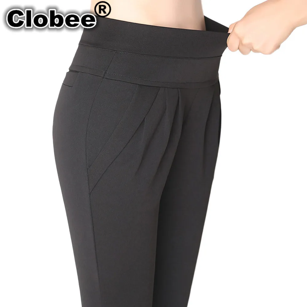 Office 2018 Spring Women's Classic Pants Elastic Waist Harem Pants Female High Waist S- 4XL Loose Trousers for Women Pantalon
Office 2018 Spring Women's Classic Pants Elastic Waist Harem Pants Female High Waist S- 4XL Loose Trousers for Women Pantalon