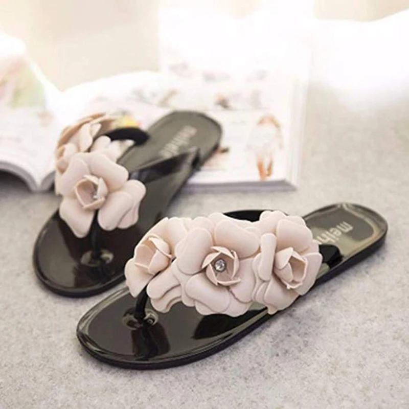 Women Sandals 2019 Summer Hot Sale Flower PVC Women Flip Flops Sandals Waterproof Black Flat Beach Outdoor Women Jelly Sandals
Women Sandals 2019 Summer Hot Sale Flower PVC Women Flip Flops Sandals Waterproof Black Flat Beach Outdoor Women Jelly Sandals