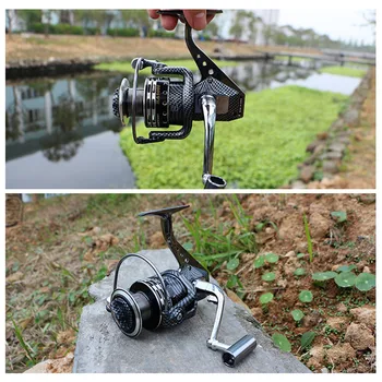 BA1000~BA7000 Fishing Spinning Reel 14BB 5.5:1 Carp Fishing Reel Metal Line Cup Left/Right Handle Saltwater Fishing Reel
BA1000~BA7000 Fishing Spinning Reel 14BB 5.5:1 Carp Fishing Reel Metal Line Cup Left/Right Handle Saltwater Fishing Reel
