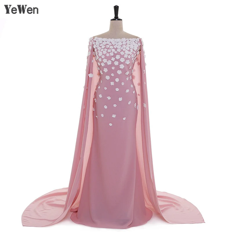 Flowers elegant Deep Pink evening dresses long With Cap Off shoulder YeWen Chiffon Party Dress 2017 Women Formal Evening Dress
Flowers elegant Deep Pink evening dresses long With Cap Off shoulder YeWen Chiffon Party Dress 2017 Women Formal Evening Dress