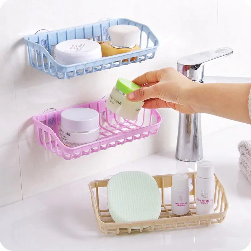 Home Storage Wall Suction Cup Plastic Storage Rack Cosmetic Toiletries Sundries Storage Holder Bathroom Organizer
Home Storage Wall Suction Cup Plastic Storage Rack Cosmetic Toiletries Sundries Storage Holder Bathroom Organizer