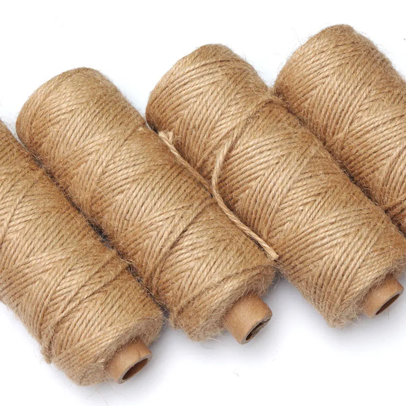 100m/roll Natural Twine Cord Hemp Jute Rope String Gift Packing Hang Tag String For Handmade Accessory DIY jute cord
100m/roll Natural Twine Cord Hemp Jute Rope String Gift Packing Hang Tag String For Handmade Accessory DIY jute cord