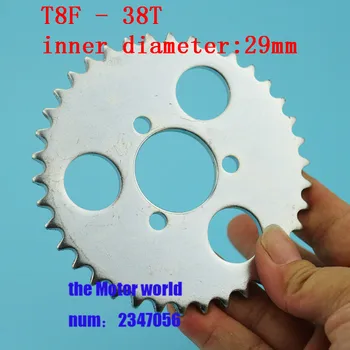 38Ttooth T8F 29MM Rear Sprocket Mini Moto ATV Quad Dirt Pit Pocket Bike Cross 47cc 49cc Parts 
38Ttooth T8F 29MM Rear Sprocket Mini Moto ATV Quad Dirt Pit Pocket Bike Cross 47cc 49cc Parts