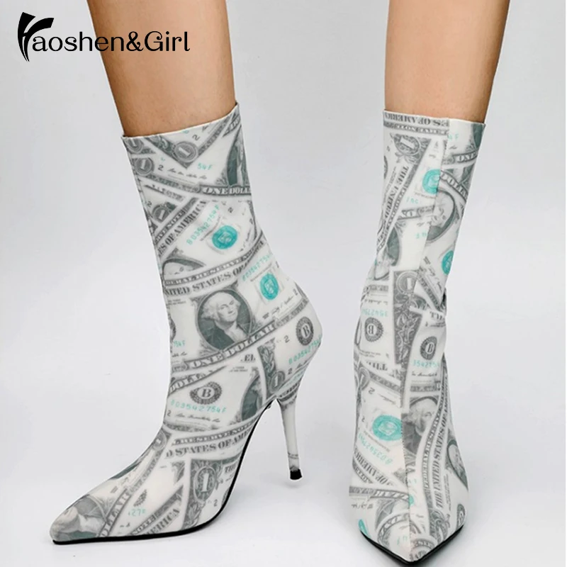 Haoshen&Girl Retro Stripe Women Mid-calf Boots Slip On Pointed Toe Footwear Club High Heels Female Stretch Boot Shoes Size 33-48
Haoshen&Girl Retro Stripe Women Mid-calf Boots Slip On Pointed Toe Footwear Club High Heels Female Stretch Boot Shoes Size 33-48