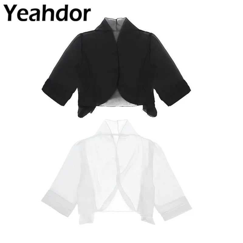 Women Lady Half Sleeve Sheer Soft Chiffon Open Front Jacket Cardigan Bolero Shrug Summer Dress Coat Women Summer Shawl Cover-up
Women Lady Half Sleeve Sheer Soft Chiffon Open Front Jacket Cardigan Bolero Shrug Summer Dress Coat Women Summer Shawl Cover-up