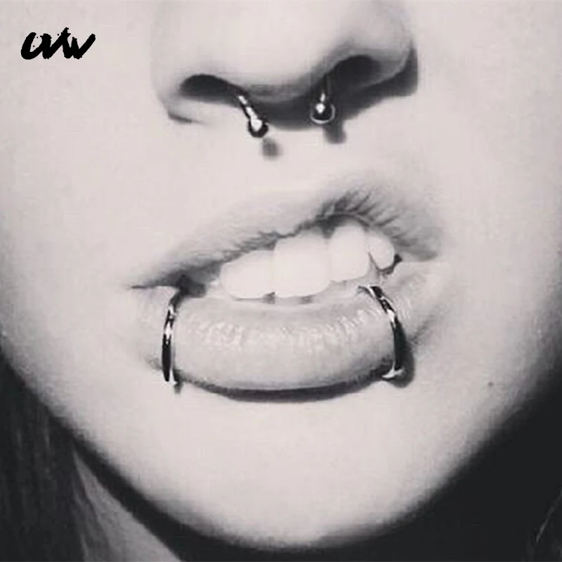 UVW070 1pc Trendy Surgical Steel C Shape Segment Tragus Fake Septum Nose Rings Stud Helix Piercing Body Jewelry Women Earrings
UVW070 1pc Trendy Surgical Steel C Shape Segment Tragus Fake Septum Nose Rings Stud Helix Piercing Body Jewelry Women Earrings