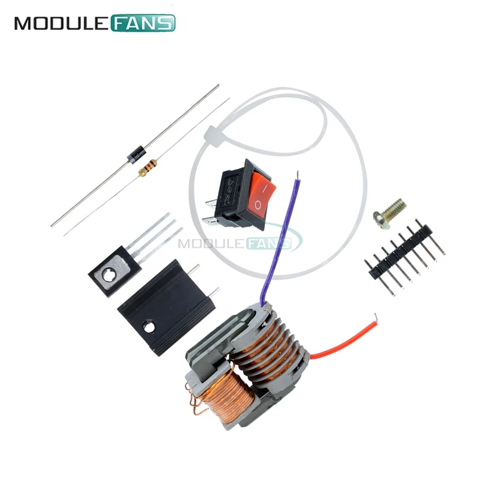 Diy kit 15KV High Frequency DC High Voltage Arc Ignition Generator Inverter Boost Step Up 18650 DIY Kit U Core Transformer Suite
Diy kit 15KV High Frequency DC High Voltage Arc Ignition Generator Inverter Boost Step Up 18650 DIY Kit U Core Transformer Suite