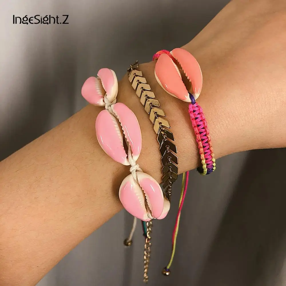 IngeSight.Z 3 Pcs/Set Bohemian Drip Oil Natural Shell Bracelets Bangles Charm Adjustable Handmade Bracelet Set for Women Jewelry
IngeSight.Z 3 Pcs/Set Bohemian Drip Oil Natural Shell Bracelets Bangles Charm Adjustable Handmade Bracelet Set for Women Jewelry
