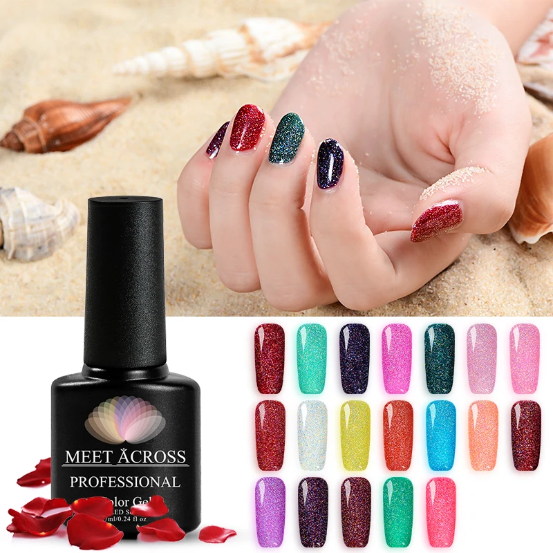 MEET ACROSS 7ml Shiny Gel Varnish Nail Polish UV Hybrid Nail Art Manicure Glitter Sky Semi Permanent Primer Gel Nail Polish
MEET ACROSS 7ml Shiny Gel Varnish Nail Polish UV Hybrid Nail Art Manicure Glitter Sky Semi Permanent Primer Gel Nail Polish