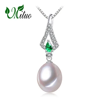 MITUO 925 sterling silver necklace ,pearl jewelry statement Charms necklace Pearl pendant for women flower beryl Vintage Charms
MITUO 925 sterling silver necklace ,pearl jewelry statement Charms necklace Pearl pendant for women flower beryl Vintage Charms
