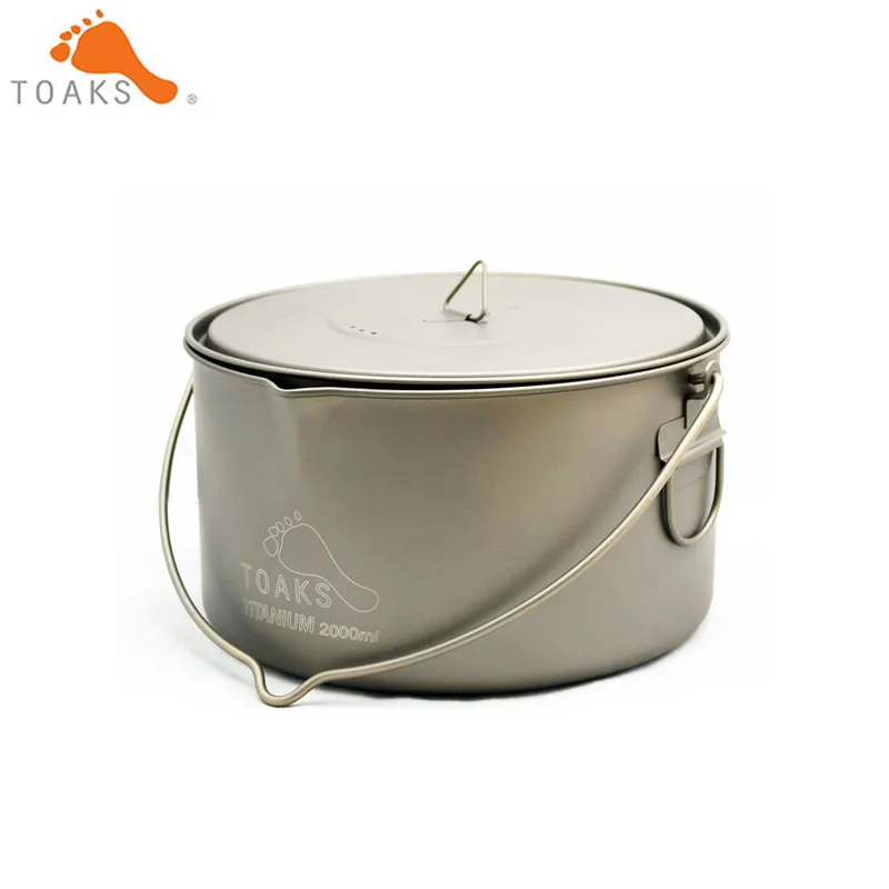 TOAKS TITANIUM POT WITH BAIL HANDLE Outdoor Camping Pot Lightweight Equipment 750ml, 1100ml, 1300ml, 1600ml, 2000ml
TOAKS TITANIUM POT WITH BAIL HANDLE Outdoor Camping Pot Lightweight Equipment 750ml, 1100ml, 1300ml, 1600ml, 2000ml