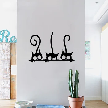 Three funny cats Wall Sticker Home Decor kids room living room Background decoration Mural art Decals Cute animal stickers
Three funny cats Wall Sticker Home Decor kids room living room Background decoration Mural art Decals Cute animal stickers