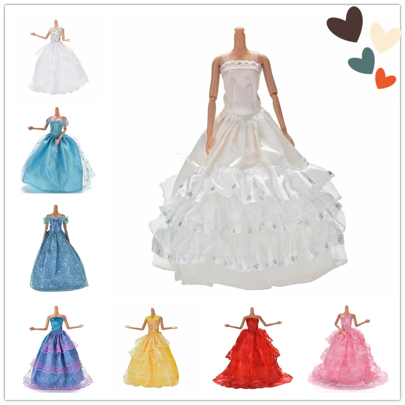 Beautiful Handmade Multilayer lace Wedding Dress for Doll Princess Evening Party Clothes Wears Long Dress Outfit Set Dolls Acc
Beautiful Handmade Multilayer lace Wedding Dress for Doll Princess Evening Party Clothes Wears Long Dress Outfit Set Dolls Acc
