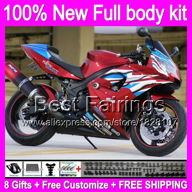 Fairing For Triumph Daytona 650 02-05 02 03 04 05 +decals Dark red blue 1B49 Daytona 600 650 red white blue 2002 2003 2004 2005
Fairing For Triumph Daytona 650 02-05 02 03 04 05 +decals Dark red blue 1B49 Daytona 600 650 red white blue 2002 2003 2004 2005