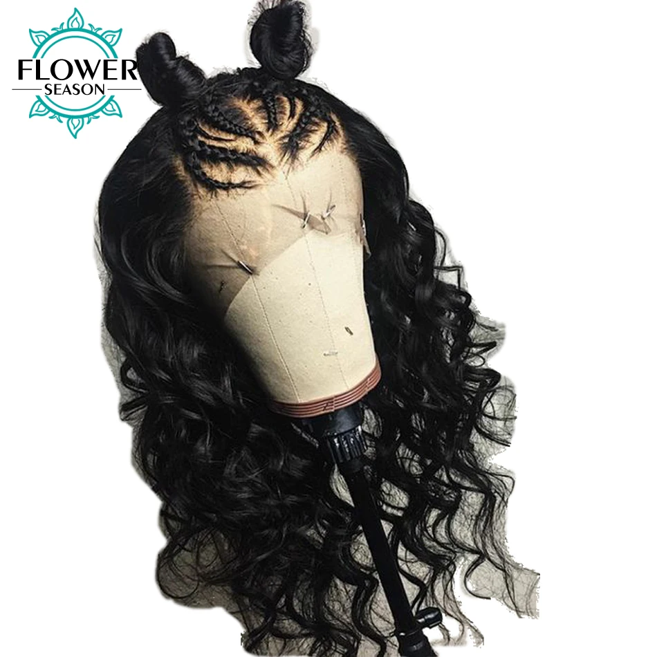 FlowerSeason Wavy Brazilian Full Lace Human Hair Wigs With Baby Hair Remy Hair Glueless Pre Plucked Lace Wig Bleached Knots
FlowerSeason Wavy Brazilian Full Lace Human Hair Wigs With Baby Hair Remy Hair Glueless Pre Plucked Lace Wig Bleached Knots