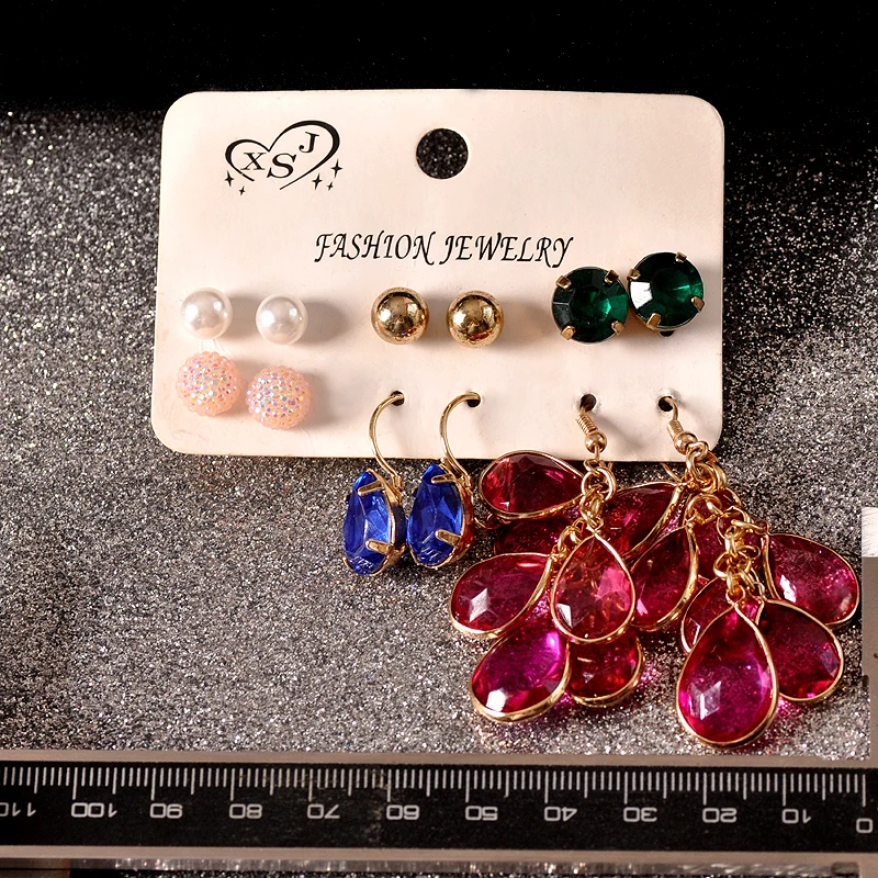 New fashion women accessories wholesale girls birthday party pink pretty pendant /6 pairs /set earrings agency shipping
New fashion women accessories wholesale girls birthday party pink pretty pendant /6 pairs /set earrings agency shipping